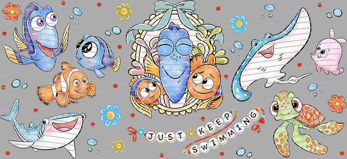 16oz Disney style-D-190